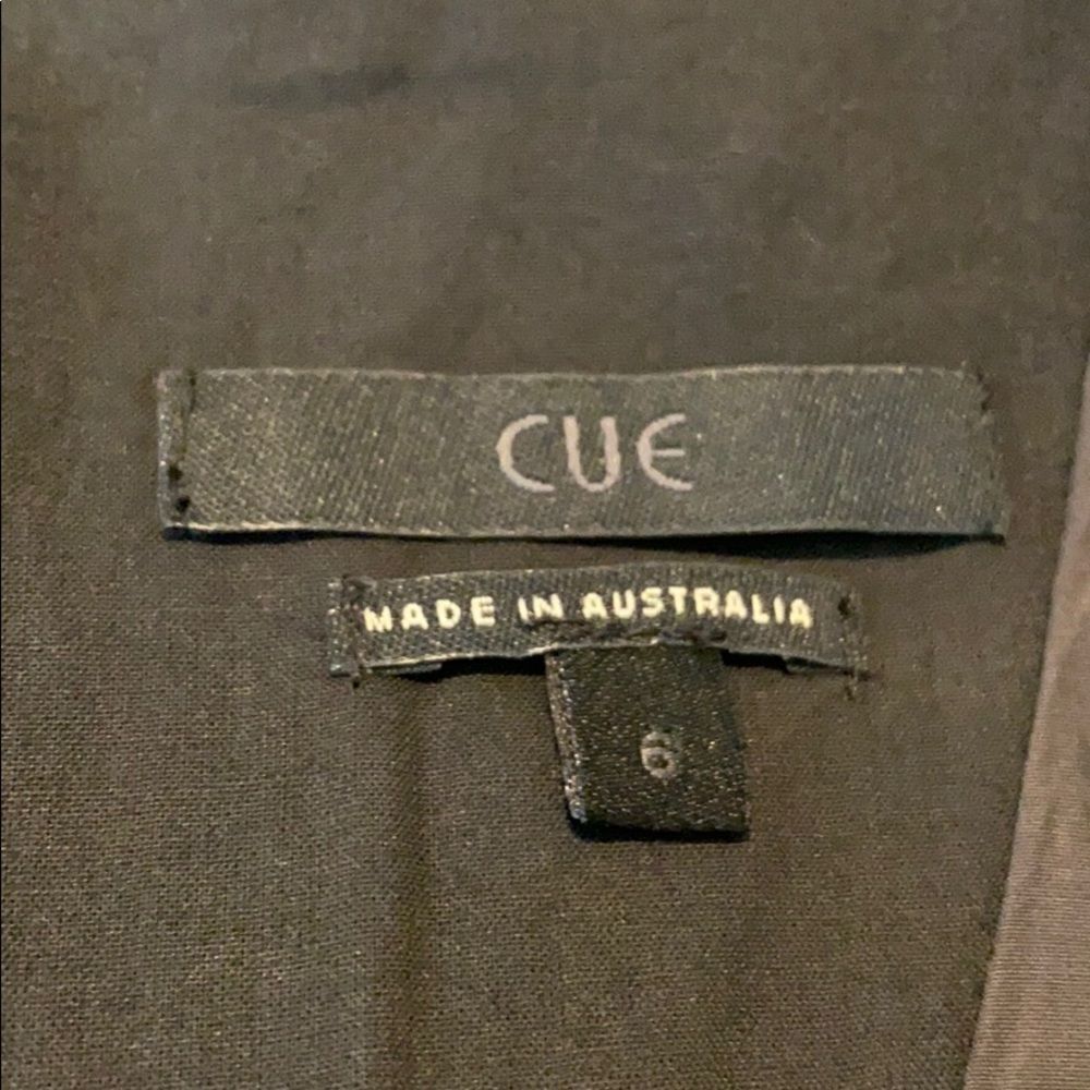 Cue Brown/Black Short Sleeve Top 6 - Picture 6 of 6